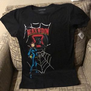 Black Widow Marvel shirt